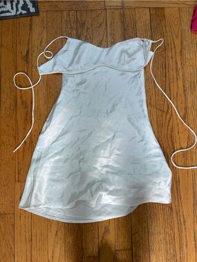 Princess Polly White Kids One-Piece Swimsuit with Adjustable Ties